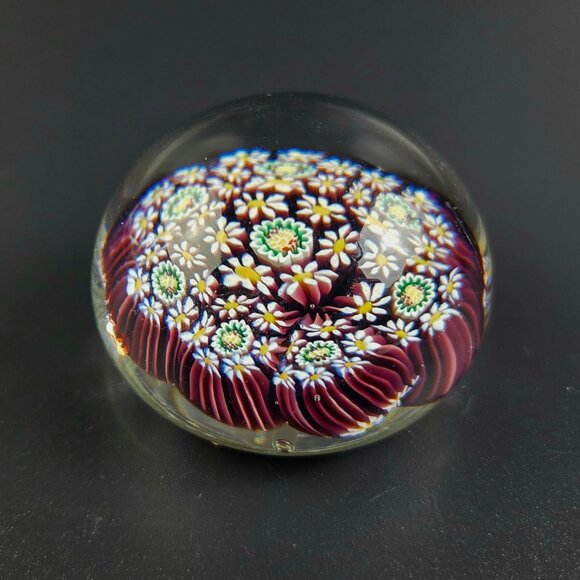 Vintage Murano Millefiori Paperweight – Made in Italy - Picture 2 of 7